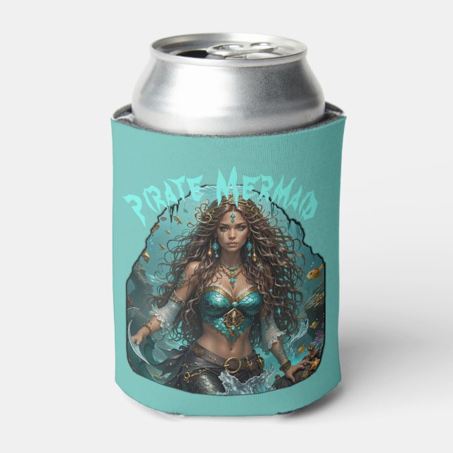 Rafraîchisseur Pour Canette Pirate Mermaid Lady Thunder_Cove (Can devant)