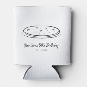 Rafraîchisseur Pour Canette Pizza fête d'anniversaire