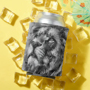 Rafraîchisseur Pour Canette Placid Lion Face Argent