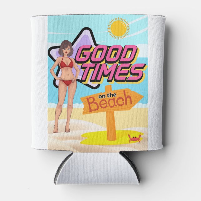 Rafraîchisseur Pour Canette plage (Devant)