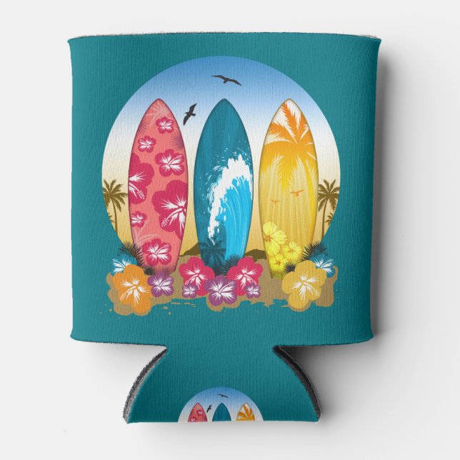 Rafraîchisseur Pour Canette Plage Surboard (Devant)