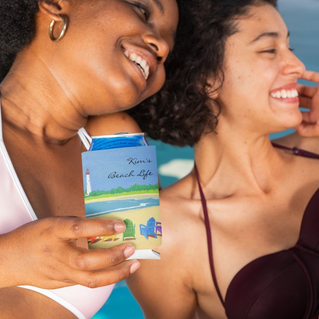 Rafraîchisseur Pour Canette Plage Vie Personnalisée Can Cooler (Créateur téléchargé)