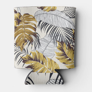 Rafraîchisseur Pour Canette Plante à main, motif noir-brun.