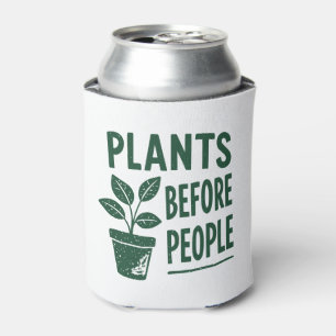 Rafraîchisseur Pour Canette Plantes amusantes avant les gens Art de tampon à e