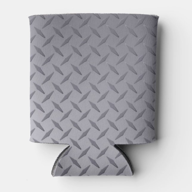 Rafraîchisseur Pour Canette Plaque diamant gris acier (Devant)