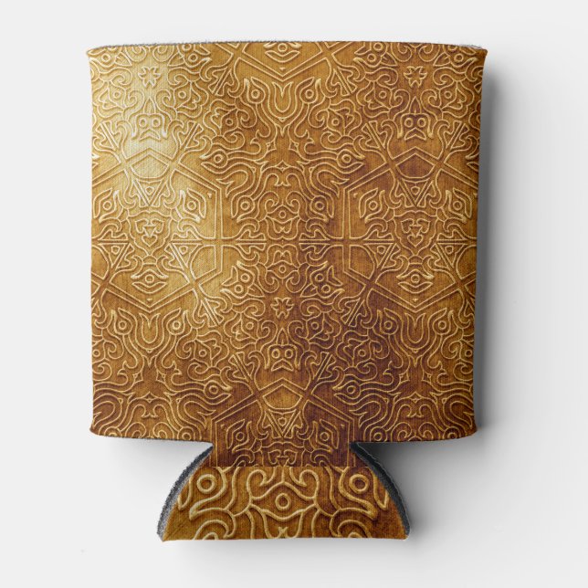 Rafraîchisseur Pour Canette Plaque métallique ornée classique (Devant)