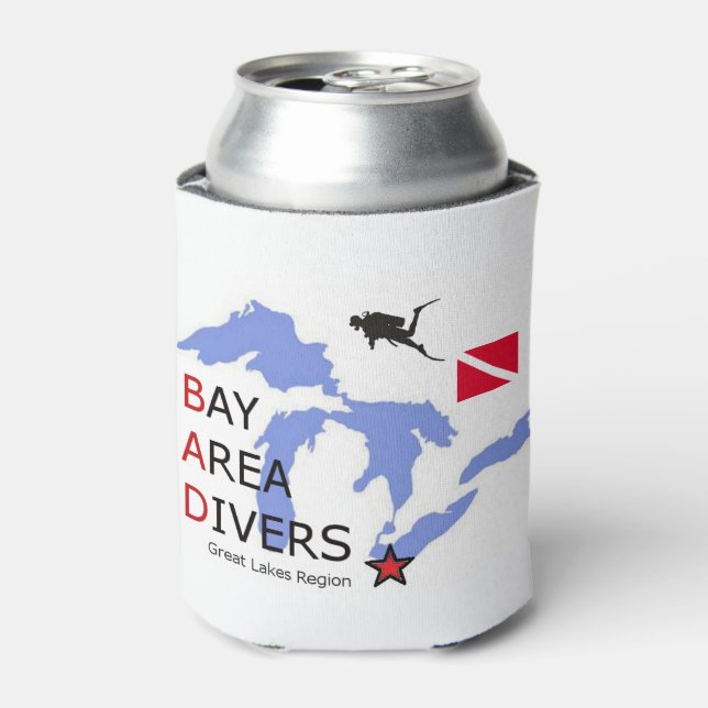 Rafraîchisseur Pour Canette Plongeurs de la région de la baie - Région des Gra (Can devant)