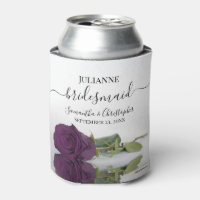 Plum profond violet Rose Élégant Mariage Bridesmai