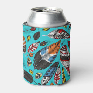 Rafraîchisseur Pour Canette Plumes colorées