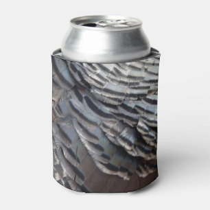 Rafraîchisseur Pour Canette Plumes de Dindon Sauvage II Design Abstrait de la