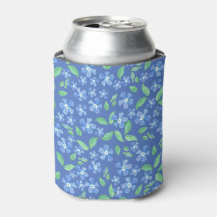 Rafraîchisseur Pour Canette Plutôt Ditsy Periwinkkt bleu vert motif floral