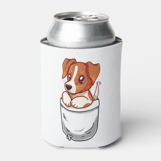 Rafraîchisseur Pour Canette Pocket Cute Jack Russell Terrier (Can devant)