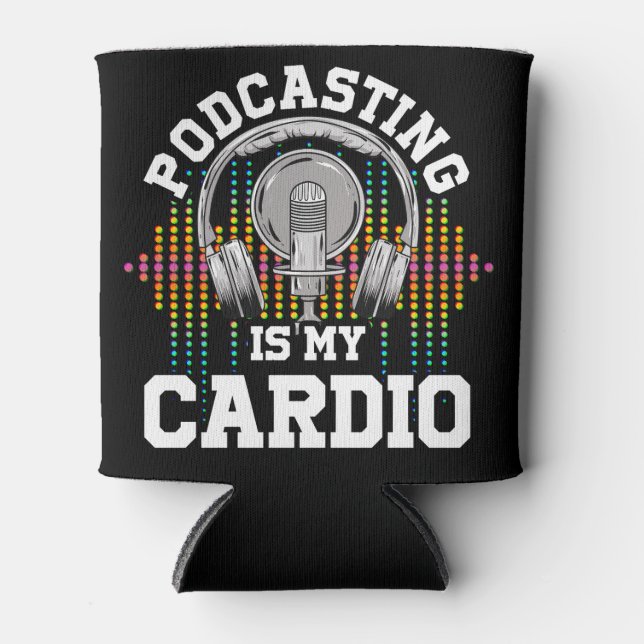 Rafraîchisseur Pour Canette Podcast Contenu Créateurs Radio Show Podcasting (Devant)