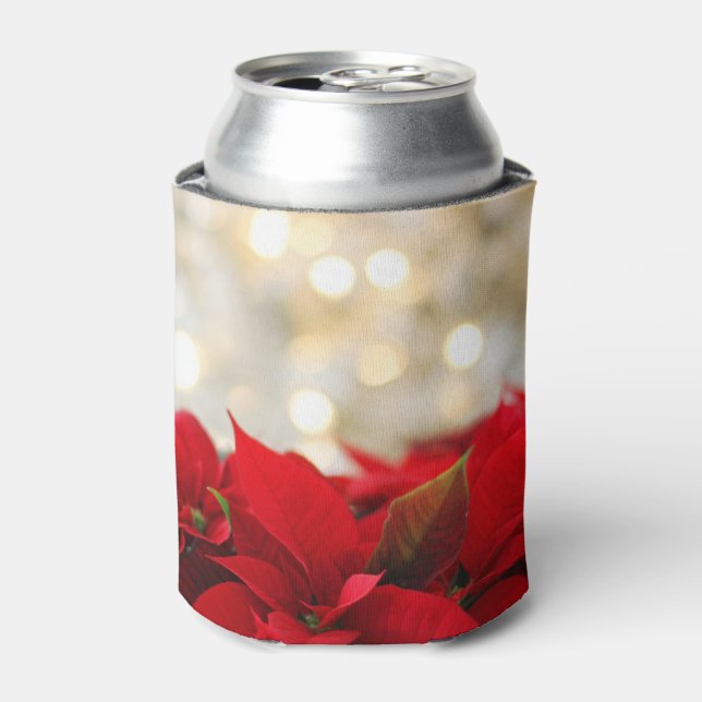 Rafraîchisseur Pour Canette Poinsettia de Noël (Can devant)