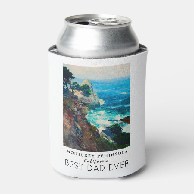 Rafraîchisseur Pour Canette Point Lobos Monterey Peninsula California Best Dad (Can devant)