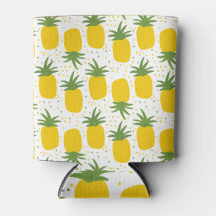 Rafraîchisseur Pour Canette Points d'ananas : Conception de fruits d'été