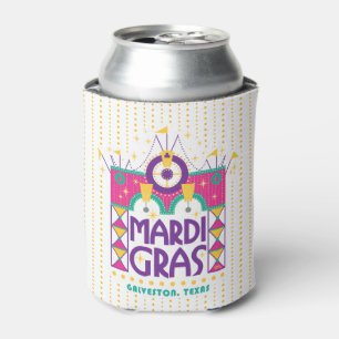 Rafraîchisseur Pour Canette Points de l'arche de Mardi Gras, Galveston, Texas