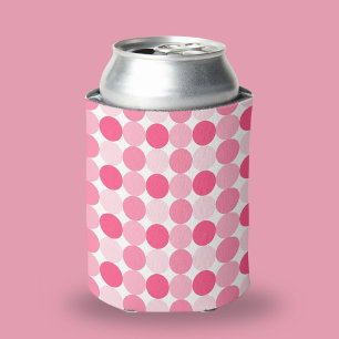 Rafraîchisseur Pour Canette Pois rose moderne mignonne & Motif élégant