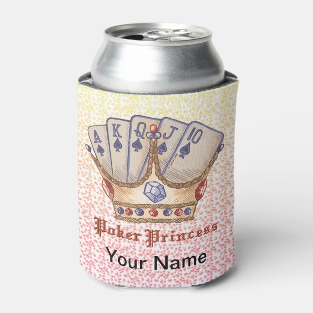 Rafraîchisseur Pour Canette Poker Princess Can Cooler (Can devant)