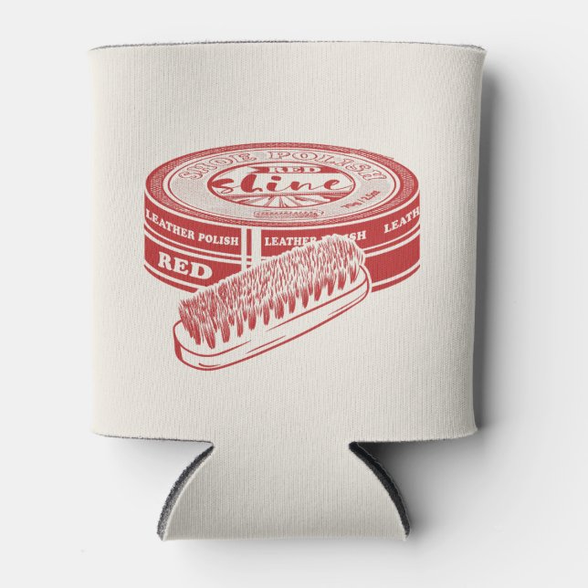 Rafraîchisseur Pour Canette Polis à chaussures rouges (Devant)