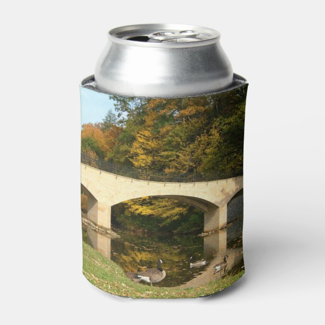 Rafraîchisseur Pour Canette Pont Rainbow à l'automne au Grove City College (Can devant)