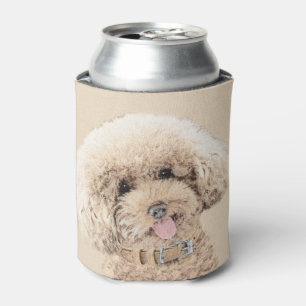Rafraîchisseur Pour Canette Poodle (Jouet, Miniature) Peinture Chien Art origi