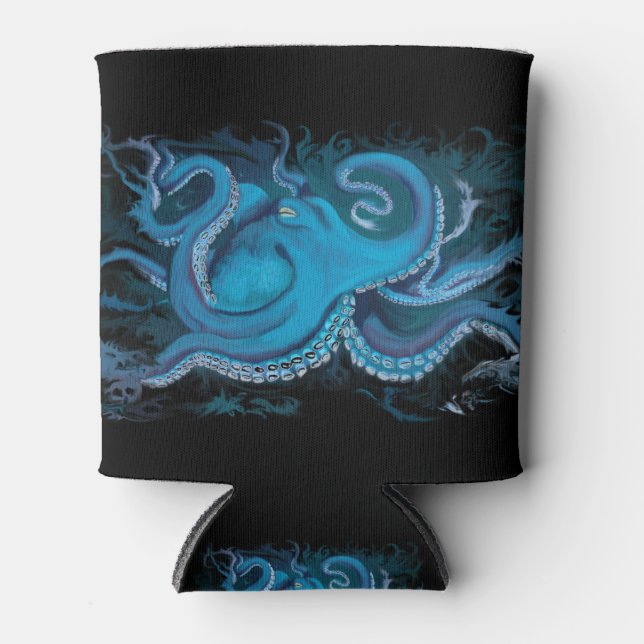 Rafraîchisseur Pour Canette Porte-bière Dragon Tako Octopus coozie (Devant)