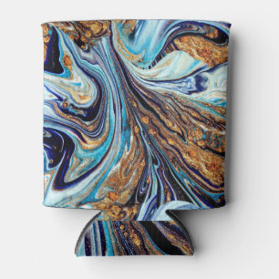 Rafraîchisseur Pour Canette Porte bleu persan : Texture orientale luxueuse