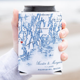 Rafraîchisseur Pour Canette Porte-boisson de mariage à Phippsburg dans le Main