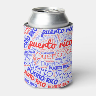 Rafraîchisseur Pour Canette Porto Rico Word Cloud