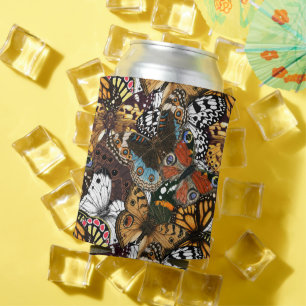 Rafraîchisseur Pour Canette Poster de animal. Ailes papillons.