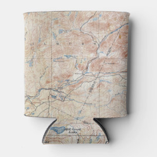 Rafraîchisseur Pour Canette Poster de la carte topographique vintage Wilmurt N