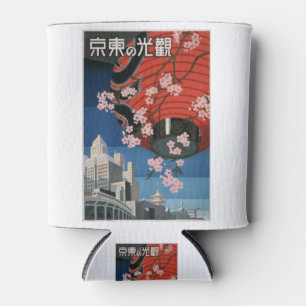 Rafraîchisseur Pour Canette Poster de voyage vintage-Tokyo-Japon-1930