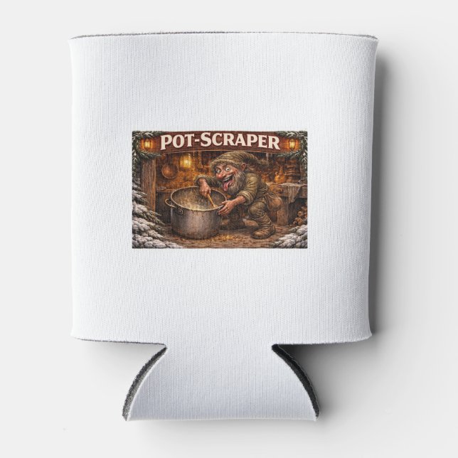 Rafraîchisseur Pour Canette Pot Scraper Icelandic Yule Lad  (Devant)