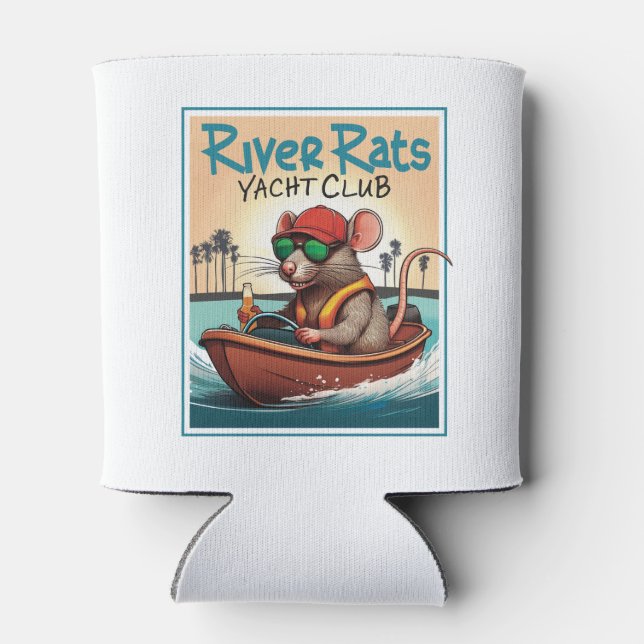 Rafraîchisseur Pour Canette Poudre de mousse blanche Koozie (Dos)