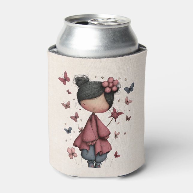 Rafraîchisseur Pour Canette Poupée de Fée Fantaisiste Rétro Mignonne (Can devant)