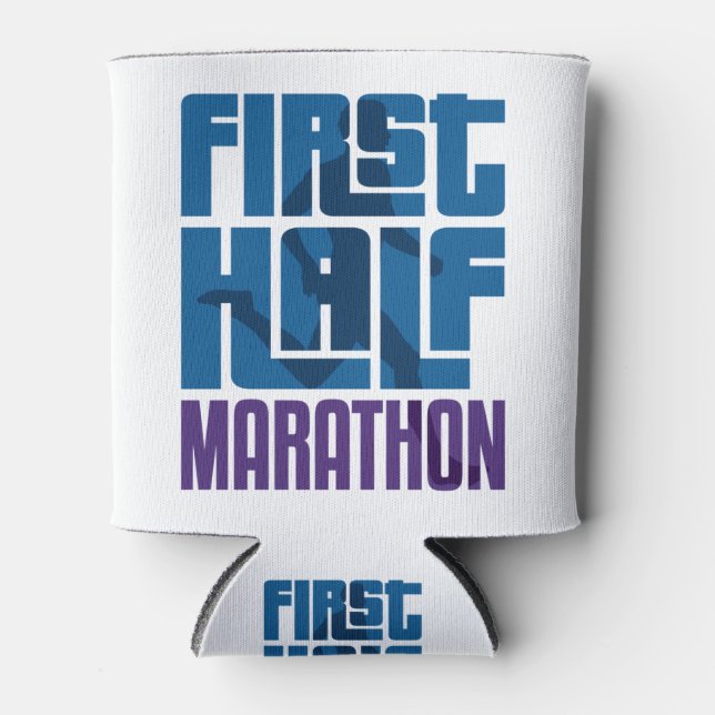 Rafraîchisseur Pour Canette Premier Demi-Marathon À 22 Km (Devant)