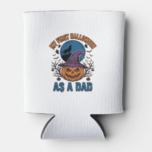Rafraîchisseur Pour Canette Premier T-shirt de papa d'Halloween Vintage Pumpki