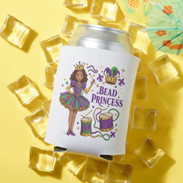 Rafraîchisseur Pour Canette Princesse des Perles - Mardi Gras (Été in situ)