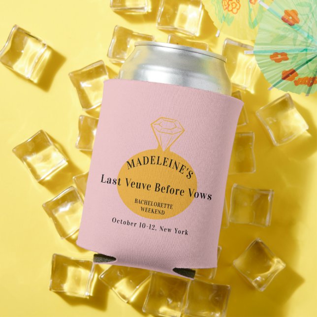 Rafraîchisseur Pour Canette Programme de week-end d'enterrement de vie de jeun (Été in situ)