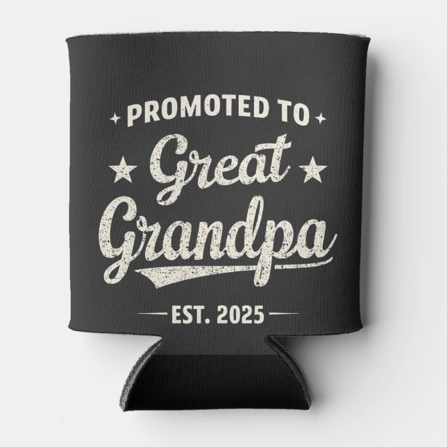 Rafraîchisseur Pour Canette Promoté pour le cadeau de famille Great Grand-père (Devant)