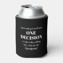 Proposition élégante et amusante de Groomsman - Un