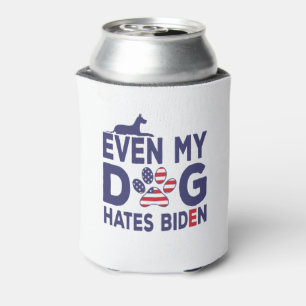 Rafraîchisseur Pour Canette Propriétaire de chien anti Biden - Même mon chie