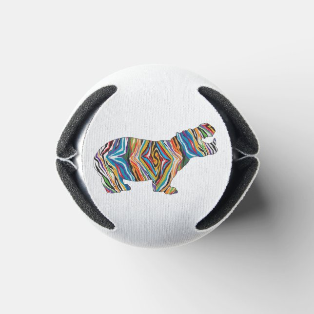 Rafraîchisseur Pour Canette Psychédélique-Hippo (Bas)