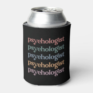 Rafraîchisseur Pour Canette Psychologue Rétro Psychologie Étudiant Diplôme