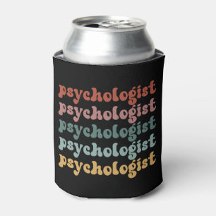 Rafraîchisseur Pour Canette Psychologue Rétro Psychologie Étudiante Diplôme