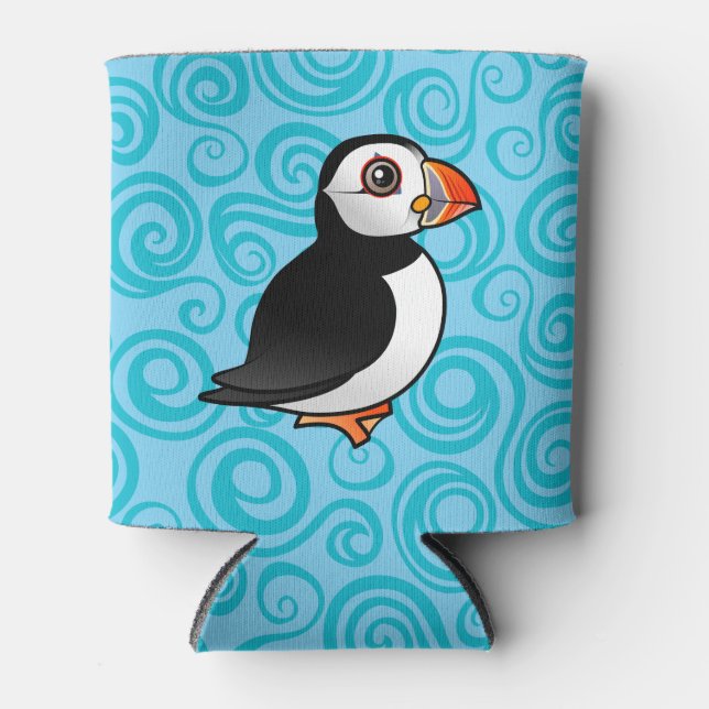 Rafraîchisseur Pour Canette Puffin atlantique Birdorable (Devant)
