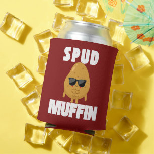 Rafraîchisseur Pour Canette Pun de pomme de terre amusant pour Muffin Pud