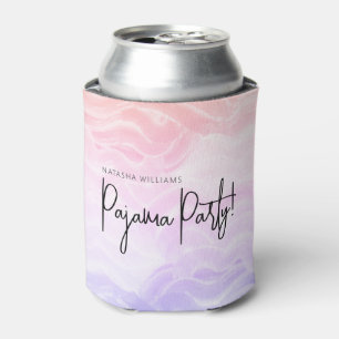 Rafraîchisseur Pour Canette Pyjama Party Pastel Rose Violet Caprice
