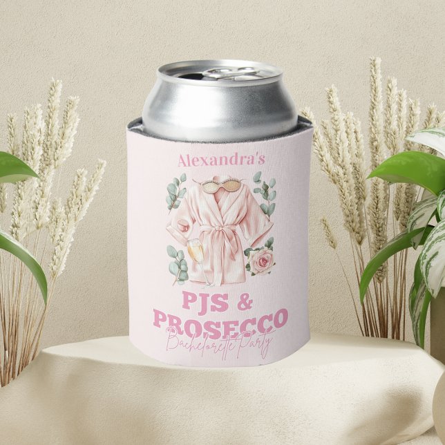 Rafraîchisseur Pour Canette Pyjamas et Prosecco Enterrement de Vie de Jeune Fi (Créateur téléchargé)